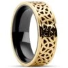 Lucleon Hyperan | Anneau Doré En Titane Le Nœud Celtique - 8 Mm 1 Lucleon Hyperan | Anneau Doré En Titane Le Nœud Celtique - 8 Mm -Bijouterie Soldes Boutique 1 1 hiperr