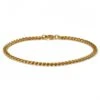 Lucleon Bracelet Chaîne à Mailles Dorées - 4 Mm -Bijouterie Soldes Boutique 1 1.85c6356fae06fe482cc4d836f53f35ca 3