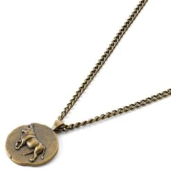 Lucleon Astro | Collier En Acier Inoxydable Doré Avec Signe Astrologique Du Taureau -Bijouterie Soldes Boutique 1 1astrro