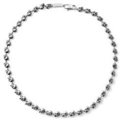 Arkai Collier Tête De Mort En Acier Riley Rico -Bijouterie Soldes Boutique 1 2.03ac53de0fbe550afec938b6c61fa617