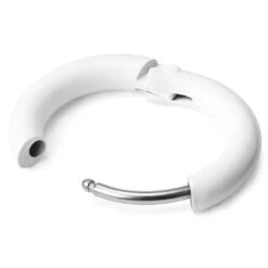 Lucleon Boucle D'oreille Blanche "L'anneau" 6 Lucleon Boucle D'oreille Blanche "L'anneau" -Bijouterie Soldes Boutique 1 2.ff82e2f4ef94c3b22756e137d6af0ffd