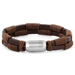 Fort Tempus Bracelet En Cuir Brun Le Tisserand -Bijouterie Soldes Boutique 1 2 121 1 172 1 101 3 71