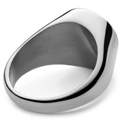 Arkai Atlas | Chevalière Mappemonde En Acier Argenté -Bijouterie Soldes Boutique 1 2a0e27d398a38bf502616c342b7379013d 8