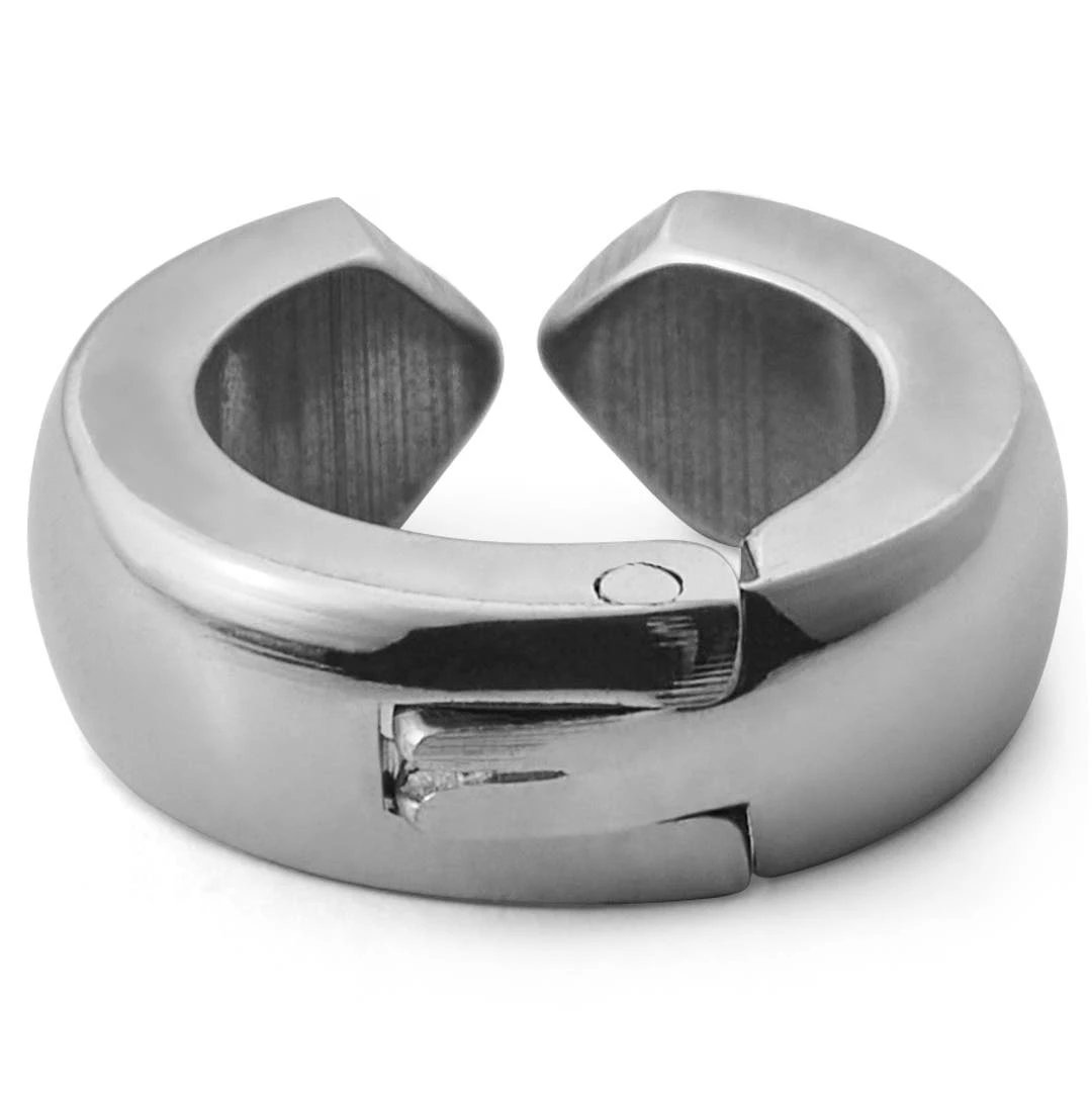 Lucleon Boucle D'oreille Floyd En Acier Avec Clip 4 Lucleon Boucle D'oreille Floyd En Acier Avec Clip – Image 2