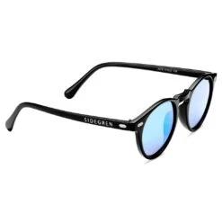 Sidegren Lunettes De Soleil Noires Rétro & Rondes à Verres Polarisés Bleu Miroir -Bijouterie Soldes Boutique 1 3.2f00f335e86051568b6db8a338bb0743