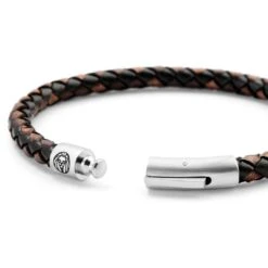 Lucleon Bracelet Collins En Cuir Marron Et Noir - 6 Mm -Bijouterie Soldes Boutique 1 3.f4ff168d6321635f61a5e2fa9f38a2c8 2