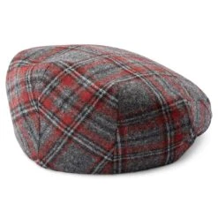 Fawler Casquette Plate Fido Ivy En Tartan Rouge -Bijouterie Soldes Boutique 1 3 copy 31