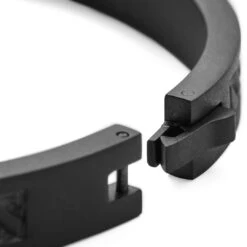 Lucleon Bracelet Jonc Arie Noir à Torsades -Bijouterie Soldes Boutique 1 4 uze