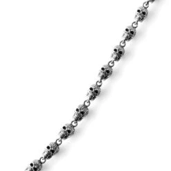 Arkai Collier Tête De Mort En Acier Riley Rico -Bijouterie Soldes Boutique 1 4.1b896ccb02cda7ad51c8024185dfbbdc