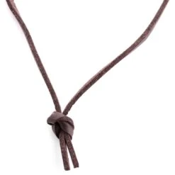 Lucleon Collier En Cuir à Pendentif Doré La Coupure -Bijouterie Soldes Boutique 1 4 9 3