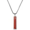 Arkai Collier à Pendentif En Pierre Jaspe Rouge Orisun Abel -Bijouterie Soldes Boutique 10 16a444a9e5b732c85425ee25d96a1a417