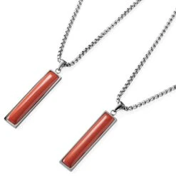 Arkai Collier à Pendentif En Pierre Jaspe Rouge Orisun Abel -Bijouterie Soldes Boutique 10 3cf70c0ccf483cb6b1db80fcbd3fffb19