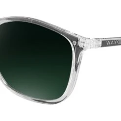 Waykins Lunettes De Soleil Gris Clair Translucide & Vert Wade Walden -Bijouterie Soldes Boutique 10 4 130
