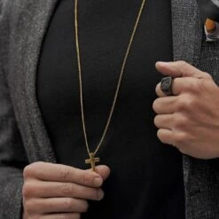 Lucleon Chevalière Noire Liam -Bijouterie Soldes Boutique 10001 10210 2