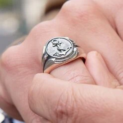 Northern Jewelry Anneau En Argent 925s "L'hommage Marin" -Bijouterie Soldes Boutique 10815 ring