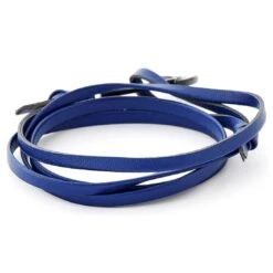 Tailor Toki Bracelet Bleu Marine à Pendentif L'ancre Noire -Bijouterie Soldes Boutique 11 1 4 133