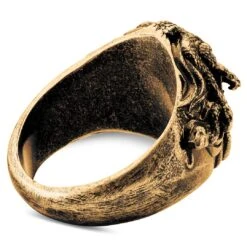 Lucleon Obelius | Chevalière Medusa En Métal Doré Vintage -Bijouterie Soldes Boutique 11 2a74b58992c15802532e3a91c9cdd89fb 8