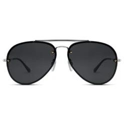 Lucleon Occasus | Lunettes De Soleil Aviator à Verres Noirs Dégradés