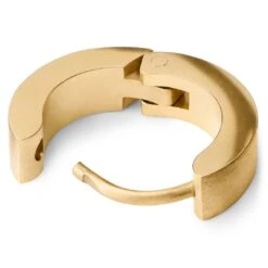 Lucleon Boucle D'oreille En Métal Doré Sertie D'une Zircone Cubique -Bijouterie Soldes Boutique 13 254374fc28347f361e146b63d9169ef36