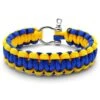 Tailor Toki Bracelet Paracord Bleu & Jaune "Le Suédois" -Bijouterie Soldes Boutique 14 1 49