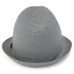 Fawler Chapeau Fedora Tyrol Gris à Motif Pied-de-poule -Bijouterie Soldes Boutique 16 3 111