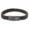 Lucleon Bracelet En Cuir Brun Lacé -Bijouterie Soldes Boutique 16 3 42