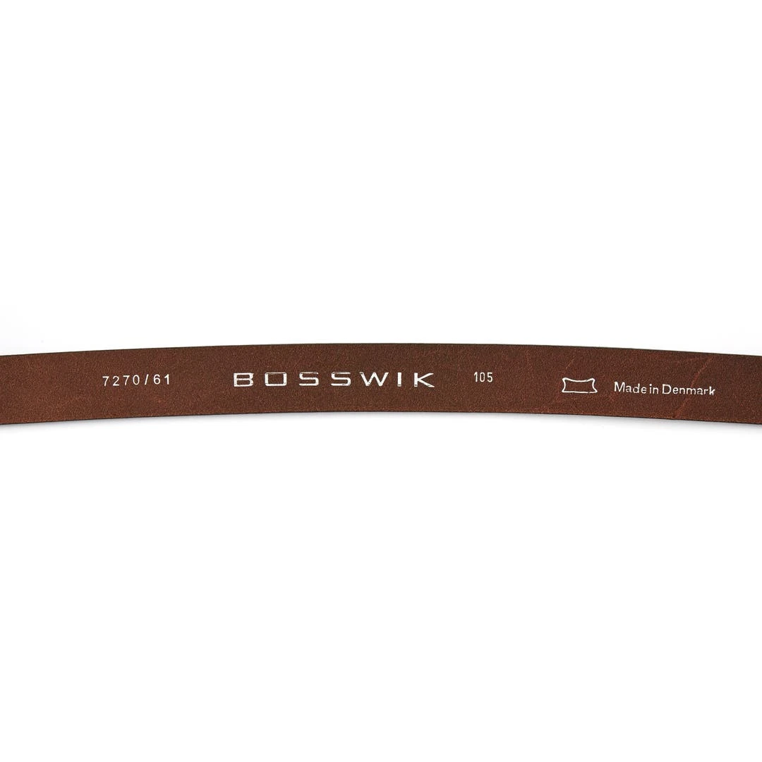 BSWK Ceinture Moderne En Cuir Marron Foncé 5 BSWK Ceinture Moderne En Cuir Marron Foncé – Image 3
