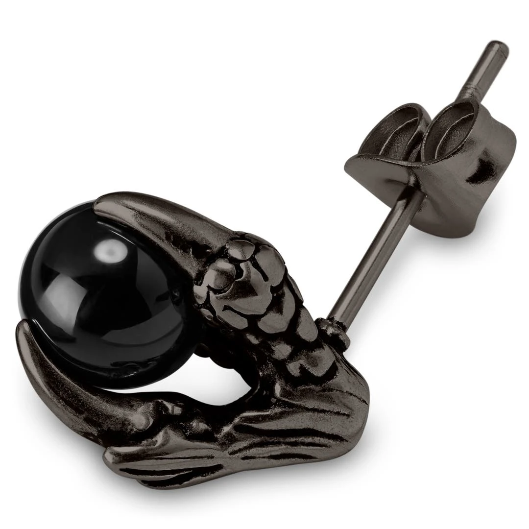 Lucleon Boucle D'oreille La Serre En Bronze Gunmetal 4 Lucleon Boucle D'oreille La Serre En Bronze Gunmetal – Image 2