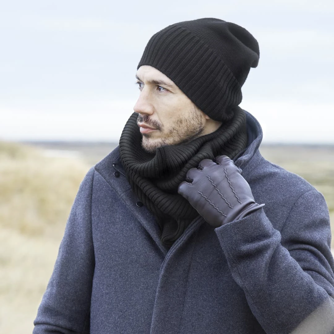 Fawler Bonnet Kaleb Kane En Laine Mérinos Noire 4 Fawler Bonnet Kaleb Kane En Laine Mérinos Noire – Image 2