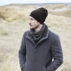 Fawler Bonnet Noir En Laine Mérinos Franke Montagna -Bijouterie Soldes Boutique 17301 2 1