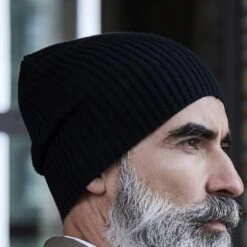 Fawler Beanie Kristian Kite En Coton Organique Noir -Bijouterie Soldes Boutique 17706best1