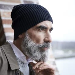 Fawler Beanie Bleu Marine Kristian Kite En Coton Organique -Bijouterie Soldes Boutique 17707 4 squares