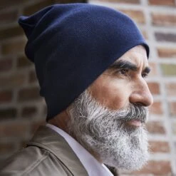 Fawler Beanie Bleu Marine Kyler Kite En Coton Organique -Bijouterie Soldes Boutique 17711 4 squares