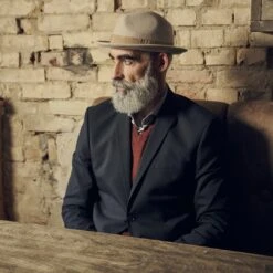 Fawler Chapeau Trilby Tomasso Moda Beige Clair -Bijouterie Soldes Boutique 17984 2