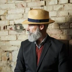 Fawler Chapeau Panama Moda Couleur Havane Clair Avec Gallon Bleu Marine Piero 10 Fawler Chapeau Panama Moda Couleur Havane Clair Avec Gallon Bleu Marine Piero -Bijouterie Soldes Boutique 18004 2