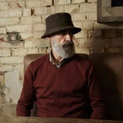 Fawler Chapeau Cloche Brun Foncé Giotto Modone -Bijouterie Soldes Boutique 18096 4