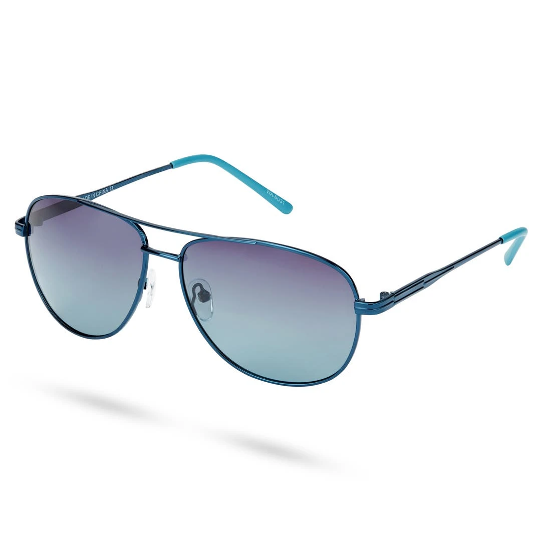 Waykins Lunettes De Soleil Aviateur Bleue Ambit 3 Waykins Lunettes De Soleil Aviateur Bleue Ambit