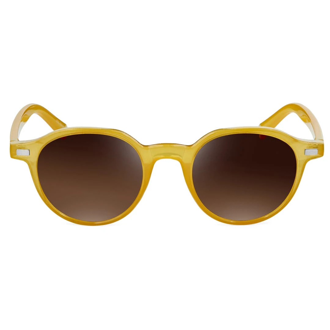 Waykins Lunettes De Soleil Jaune Et Brun Wade Wagner 4 Waykins Lunettes De Soleil Jaune Et Brun Wade Wagner – Image 2
