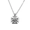 Lucleon Collier En Acier Croix De Malte -Bijouterie Soldes Boutique 1 14