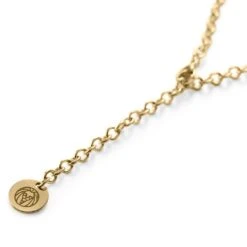 Lucleon Collier En Acier Doré à Pendentif Croix Et Plaque Militaire -Bijouterie Soldes Boutique 2 1.5b75564c9deb1962f677d15829f571e4