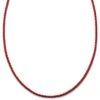 Lucleon Tenvis | Collier En Cuir Rouge 3 Mm 2 Lucleon Tenvis | Collier En Cuir Rouge 3 Mm -Bijouterie Soldes Boutique 2 1njjuten