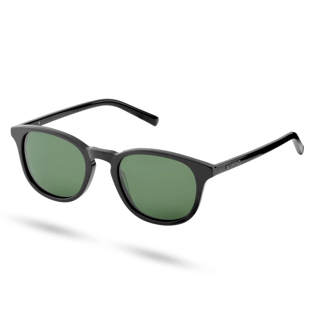 Waykins Lunettes De Soleil Noires Warrick Thea à Verres Polarisés Vert 3 Waykins Lunettes De Soleil Noires Warrick Thea à Verres Polarisés Vert