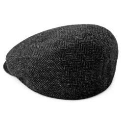 Fawler Casquette Plate Fido Eddye En Laine Grise -Bijouterie Soldes Boutique 20 2 copy 2