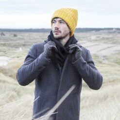 Fawler Bonnet Jaune à Grosses Mailles Fee Montagna -Bijouterie Soldes Boutique 20385 2