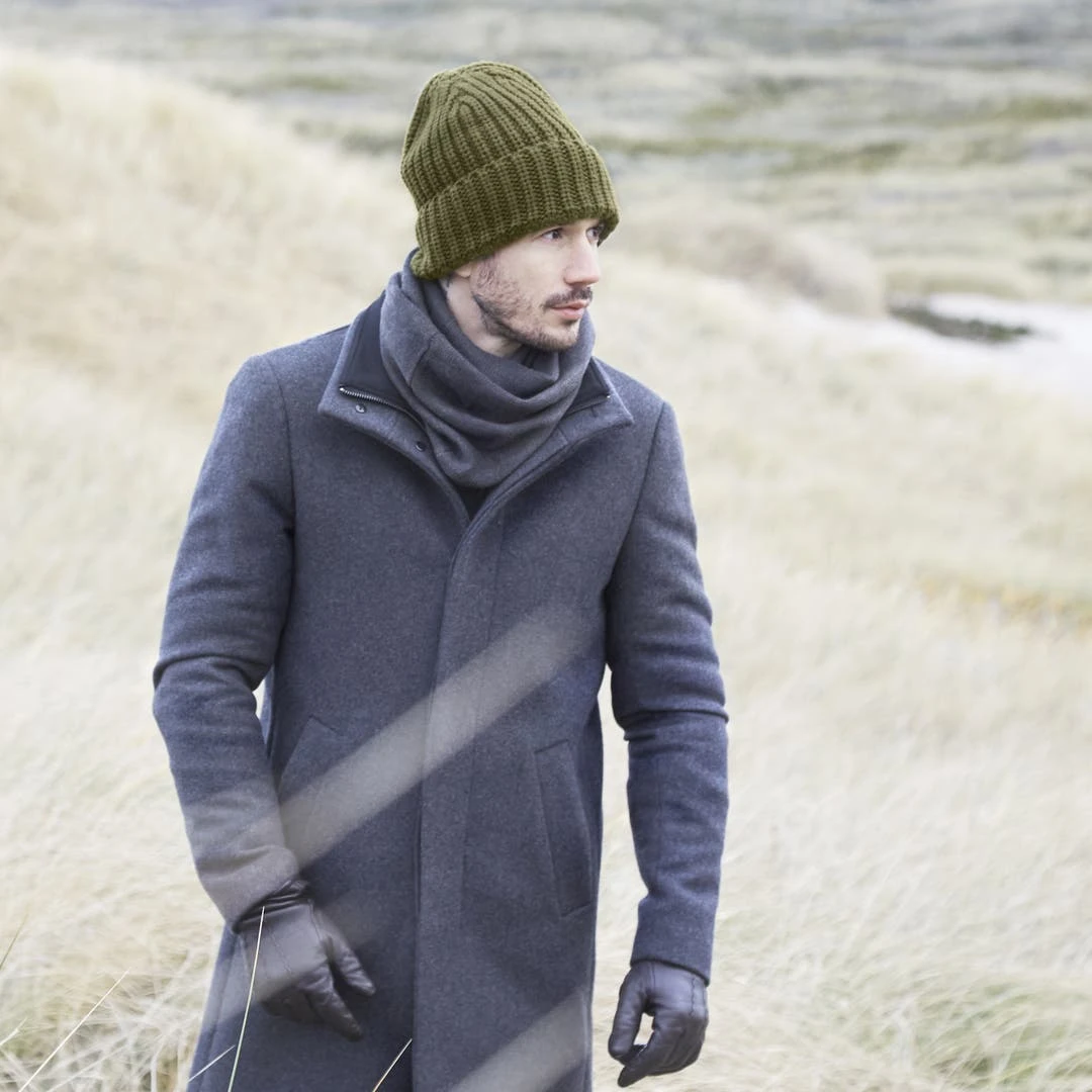 Fawler Bonnet Vert Olive à Grosses Mailles Fee Montagna 4 Fawler Bonnet Vert Olive à Grosses Mailles Fee Montagna – Image 2