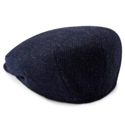 Fawler Casquette Plate Fido Eddye En Laine Bleue -Bijouterie Soldes Boutique 21 2 copy 3