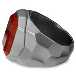 Moody Mason Chevalière En Acier Et Jaspe Rouge Jax -Bijouterie Soldes Boutique 21672 3