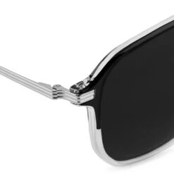Arkai Occasus | Lunettes De Soleil à Verres Sombres Polarisés Et Double Pont Noir Et Transparent -Bijouterie Soldes Boutique 22 3a arksan