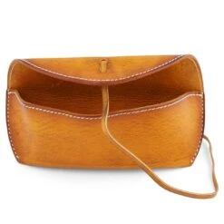Salt & Hide Etui à Lunettes En Cuir Tanné -Bijouterie Soldes Boutique 24 2 21 2 46