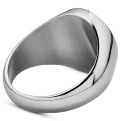 Lucleon Chevalière En Acier Vasilios Isaac "La Couronne" 6 Lucleon Chevalière En Acier Vasilios Isaac "La Couronne" -Bijouterie Soldes Boutique 24303 14 2